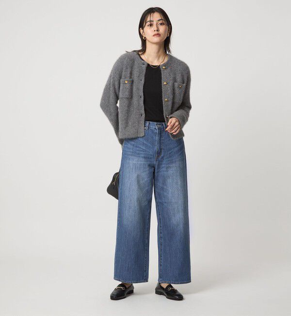 UNITED ARROWS green label relaxing「［size SHORT/TALLあり］ワイド デニム パンツ」|デニム|