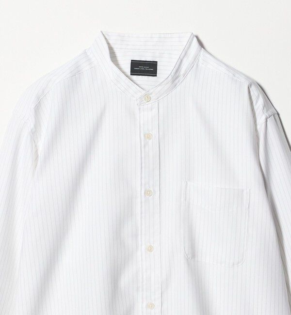 UNITED ARROWS green label relaxing「W/R オックスフォード バンドカラー 長袖 シャツ」|シャツ・ブラウス|