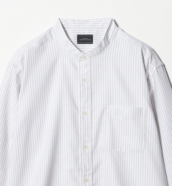 UNITED ARROWS green label relaxing「W/R オックスフォード バンドカラー 長袖 シャツ」|シャツ・ブラウス|