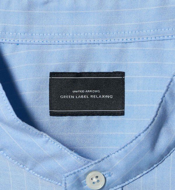UNITED ARROWS green label relaxing「W/R オックスフォード バンドカラー 長袖 シャツ」|シャツ・ブラウス|