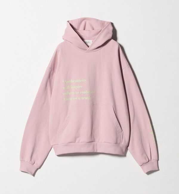 BEAUTY&YOUTH UNITED ARROWS「【別注】＜Samplee＞プリント スウェットフーディ」|スウェット・ジャージ|LT.PINK