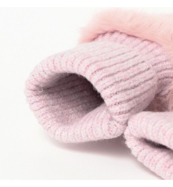 Ray BEAMS 「【別注】CONTROL FREAK / フェイク ファー ミトン」|手袋|