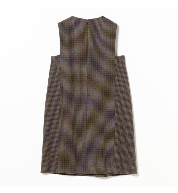 Demi-Luxe BEAMS 「AK+1 / ウール チェック ミニワンピース」|ワンピース|