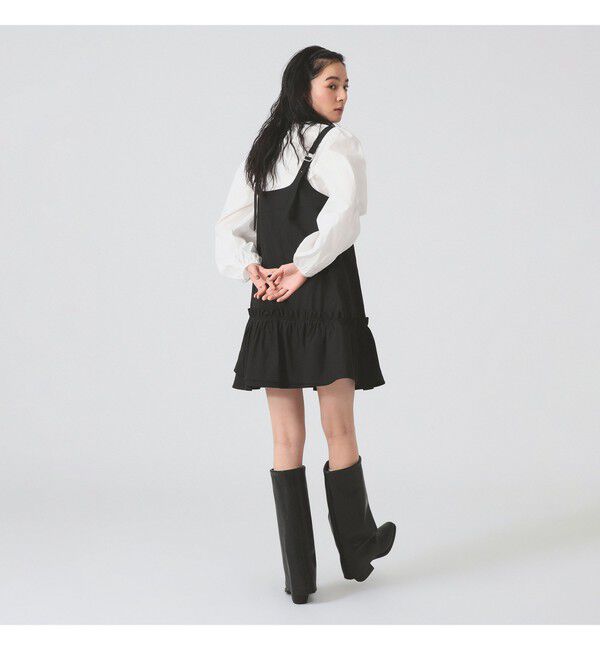 Ray BEAMS 「アシメフリルヘム キャミ ワンピース」|ワンピース|