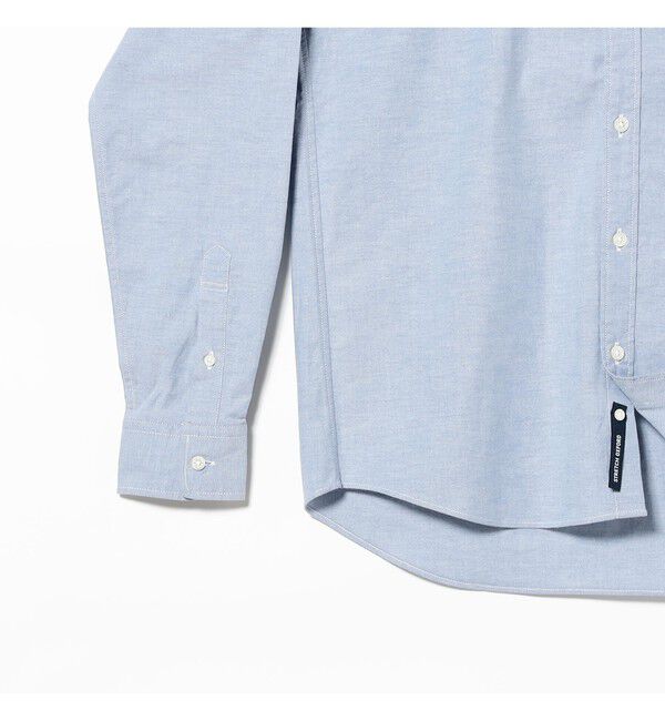 BEAMS「ストレッチ オックスフォード ミニボタンダウンシャツ」|シャツ・ブラウス|