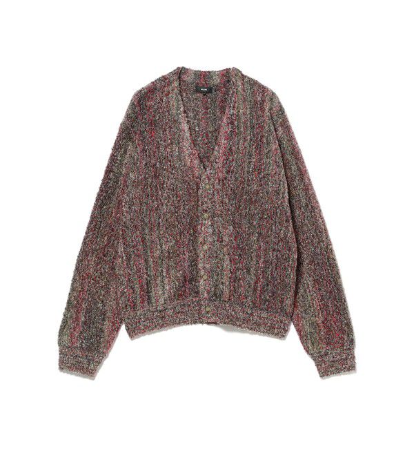 BEAMS「5ゲージ ブークレ カーディガン」|ニット・セーター|