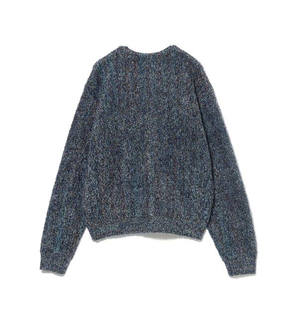 BEAMS「5ゲージ ブークレ カーディガン」|ニット・セーター|