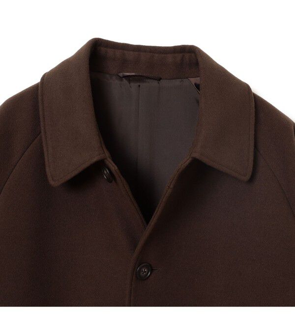 BEAMS「ワイドフィット フリース ステンカラーコート」|ダッフルコート|