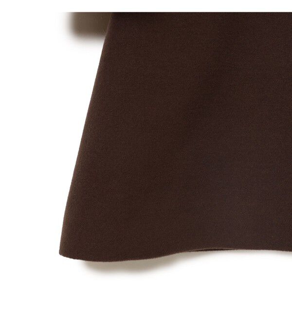 BEAMS「ワイドフィット フリース ステンカラーコート」|ダッフルコート|