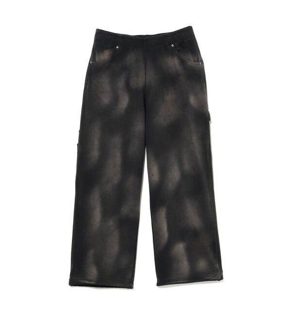 BEAMS「NULL TOKYO / SWEAT PAINTER PANTS」|チノ|BLACK