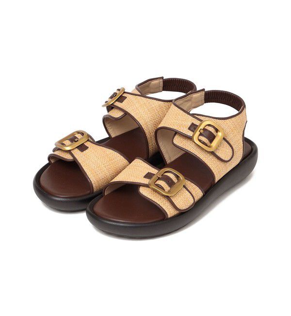 SHIPS any「【SHIPS any別注】eblouna: バックルベルト サンダル」|サンダル|