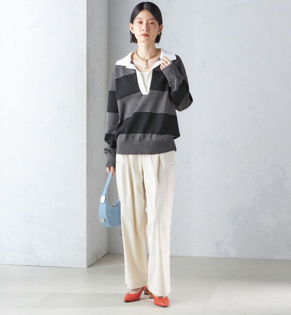 SHIPS for women「【SHIPS別注】WRAPINKNOT:ラガー ニット」|ニット・セーター|