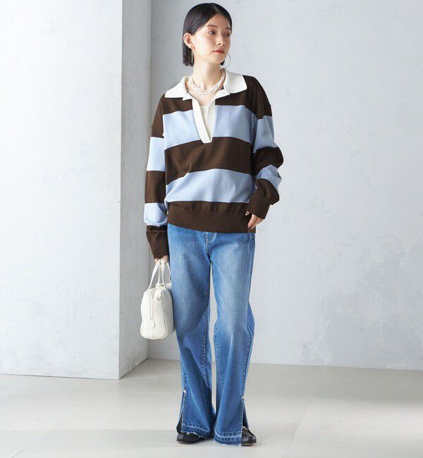 SHIPS for women「【SHIPS別注】WRAPINKNOT:ラガー ニット」|ニット・セーター|