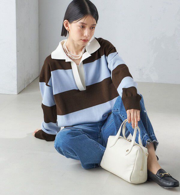 SHIPS for women「【SHIPS別注】WRAPINKNOT:ラガー ニット」|ニット・セーター|