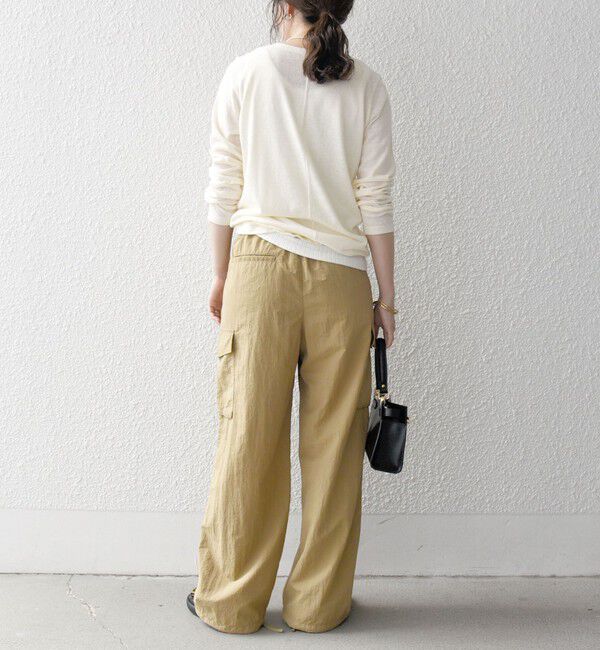 SHIPS any「SHIPS any:〈洗濯機可能〉ナイロン タッサー イージー カーゴ パンツ」|カーゴ|