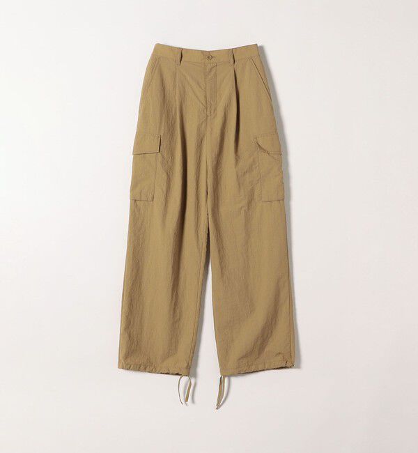 SHIPS any「SHIPS any:〈洗濯機可能〉ナイロン タッサー イージー カーゴ パンツ」|カーゴ|