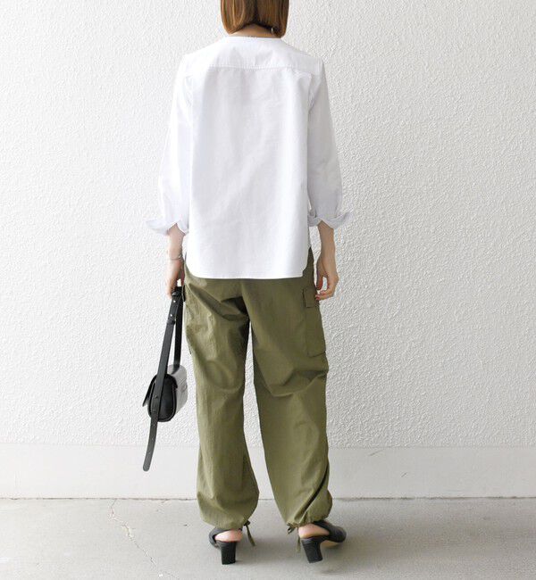 SHIPS any「SHIPS any:〈洗濯機可能〉ナイロン タッサー イージー カーゴ パンツ」|カーゴ|