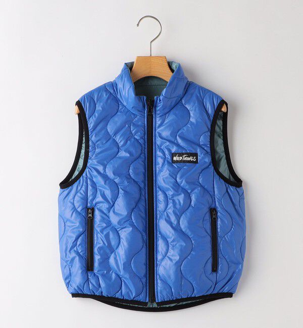 SHIPS KIDS「【SHIPS KIDS別注】WILD THINGS:100～125cm / リバーシブル ベスト」|ダウンベスト・ベスト|