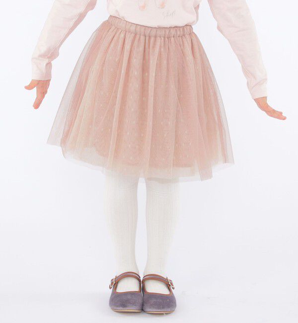 SHIPS KIDS「SHIPS KIDS:100～130cm / チュール スカート」|フレア|