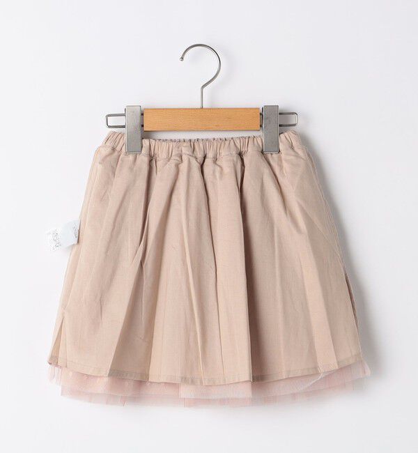 SHIPS KIDS「SHIPS KIDS:100～130cm / チュール スカート」|フレア|