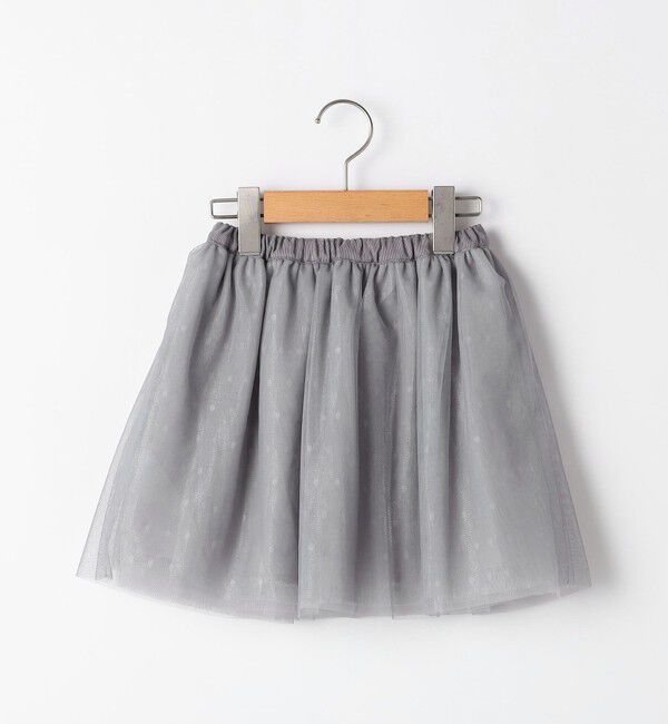 SHIPS KIDS「SHIPS KIDS:100～130cm / チュール スカート」|フレア|
