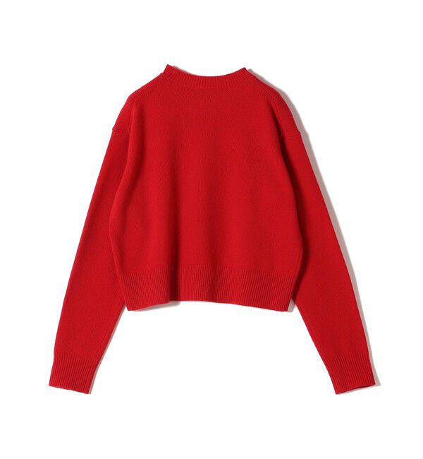 SHIPS for women「【WEB限定】〈手洗い可能〉スパンコール ロゴ ニット」|ニット・セーター|