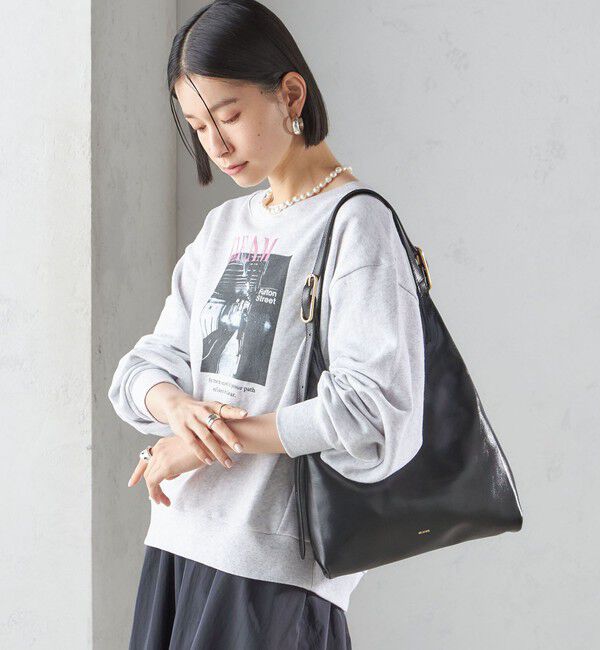 SHIPS for women「BEAURE:パーティション レザー バッグ 小」|トートバッグ|