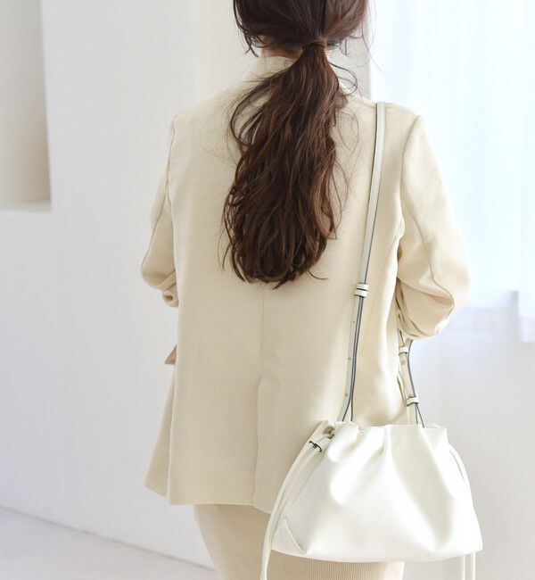 quaranciel「quaranciel:〈手洗い可能〉メッシュ ダブルブレスト テーラード ジャケット」|テーラードジャケット|