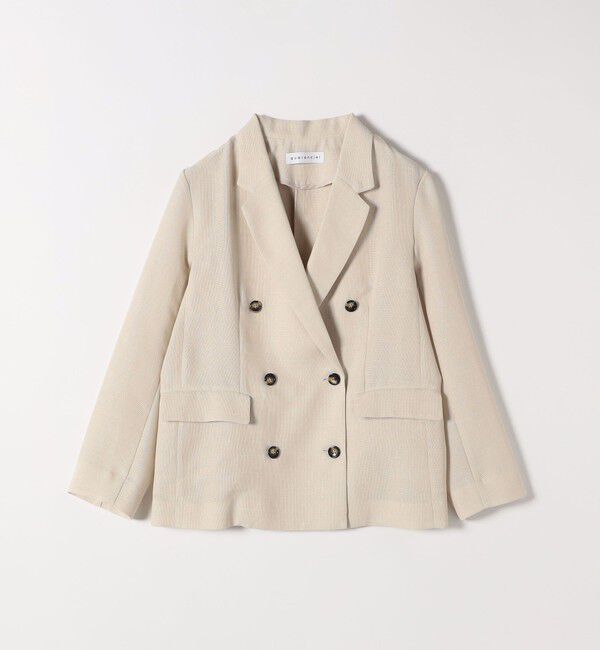 quaranciel「quaranciel:〈手洗い可能〉メッシュ ダブルブレスト テーラード ジャケット」|テーラードジャケット|