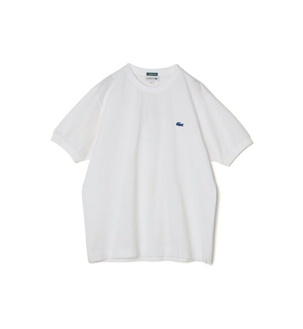 SHIPS any「【SHIPS any別注】LACOSTE: ワンポイント ロゴ ピケ クルーネック Tシャツ 25SS◇」|Tシャツ・カットソー|