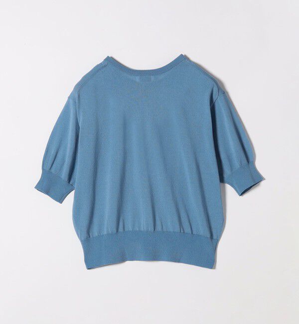 SHIPS any「SHIPS any:〈接触冷感/手洗い可能〉ビジュー ヘンリーネック ニット プルオーバー」|ニット・セーター|