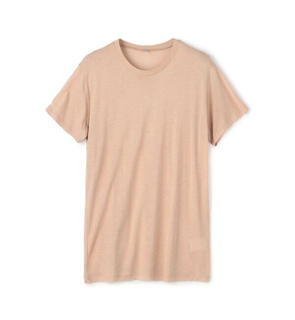 TOMORROWLAND BUYING WEAR「BASE RANGE バンブー クルーネックプルオーバー」|Tシャツ・カットソー|43 ベージュ