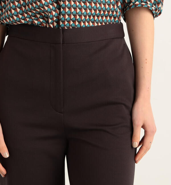 Ballsey「ハイゲージツイルジャージー ストレートパンツ」|スラックス|