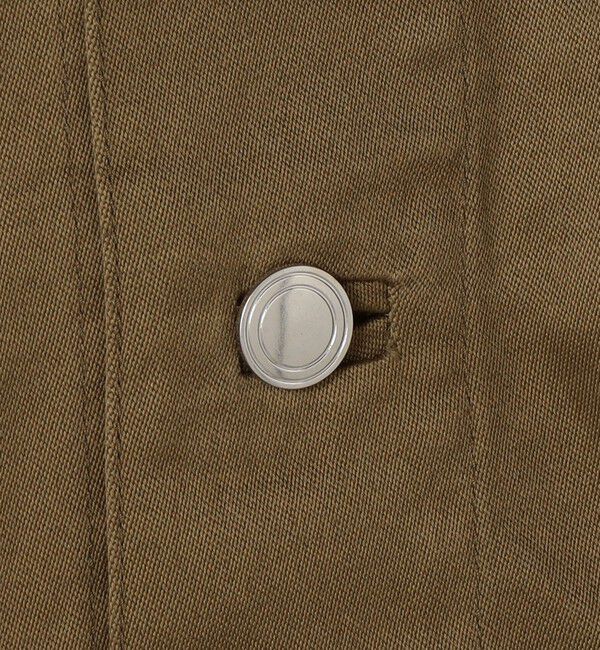 TOMORROWLAND MENS「コットンサテン トラッカージャケット」|ブルゾン・スタジャン|