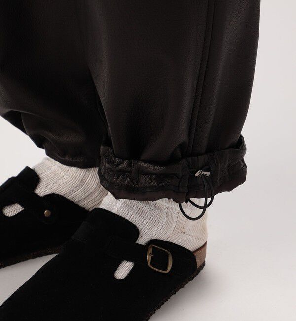 GALERIE VIE「ゴートレザー ストレートパンツ」|その他|