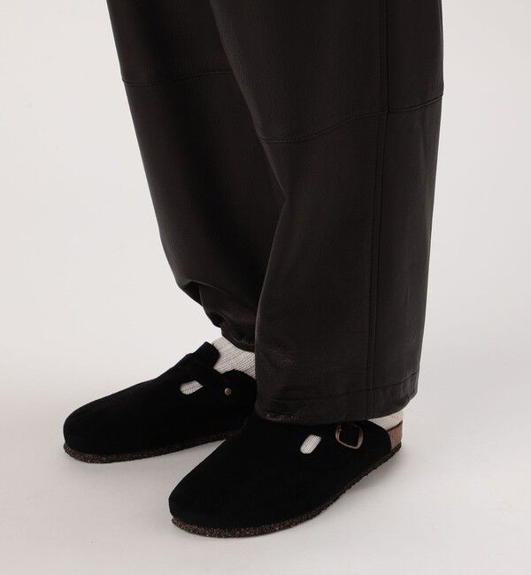 GALERIE VIE「ゴートレザー ストレートパンツ」|その他|