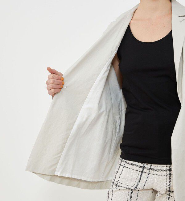 GALERIE VIE「パラシュートクロス ワイドチェスタージャケットコート」|チェスターコート|