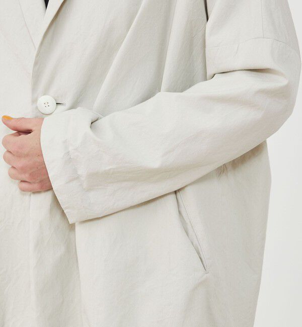 GALERIE VIE「パラシュートクロス ワイドチェスタージャケットコート」|チェスターコート|