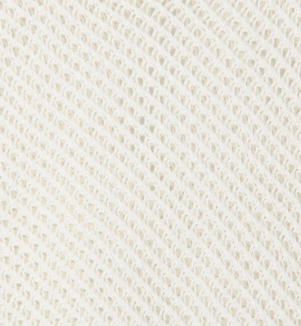 MACPHEE「コットンメッシュ クルーネックプルオーバー」|ニット・セーター|