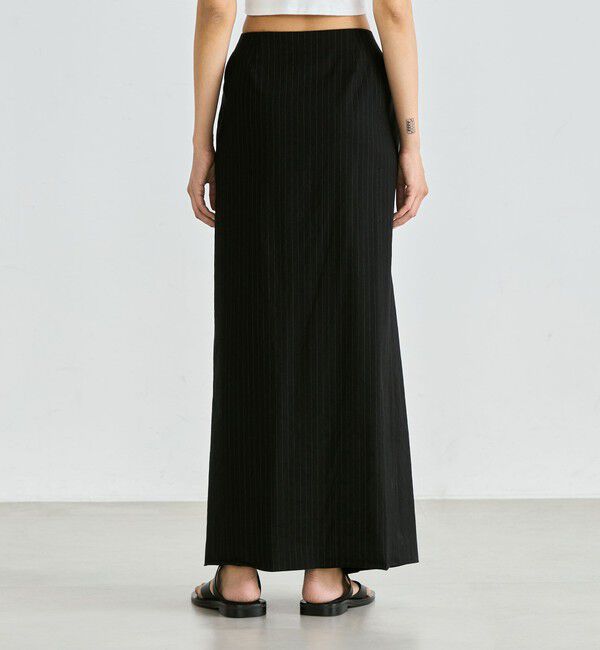 Edition「リネンストレッチ ラップスカート」|スカート|