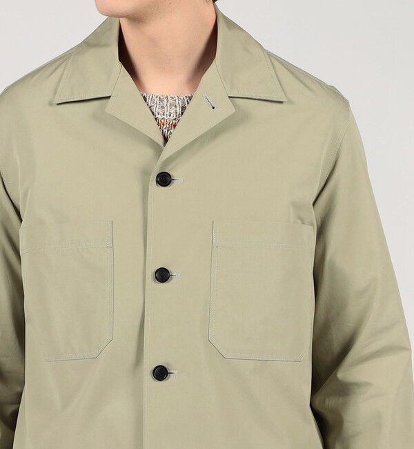 TOMORROWLAND MENS「スーピマコットン シャツブルゾン BORGHI」|ブルゾン・スタジャン|