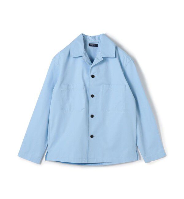 TOMORROWLAND MENS「スーピマコットン シャツブルゾン BORGHI」|ブルゾン・スタジャン|63 ライトブルー