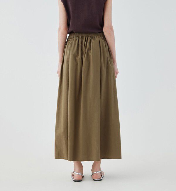 GALERIE VIE「コットンツイル ギャザーロングスカート」|スカート|
