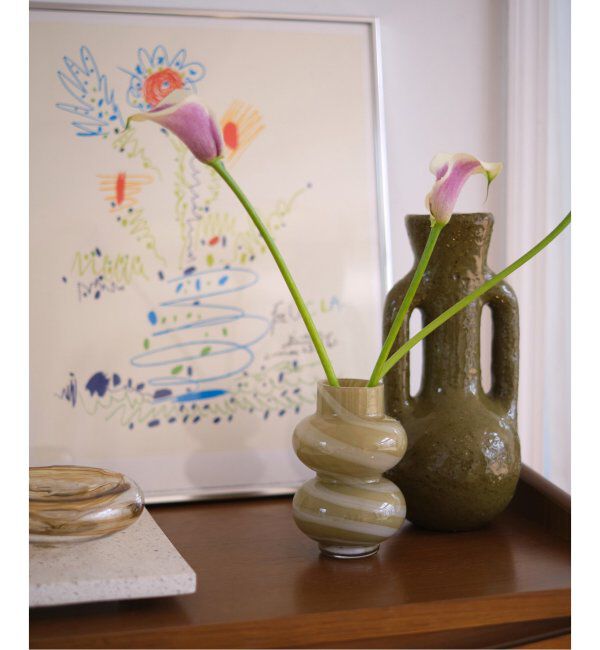 journal standard Furniture「GLASS VASE ERBA　フラワーベース 花器 花瓶」|その他|