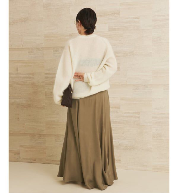 Plage「《追加》Washable Fibril ロングスカート 5」|スカート|
