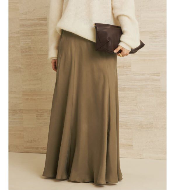 Plage「《追加》Washable Fibril ロングスカート 5」|スカート|