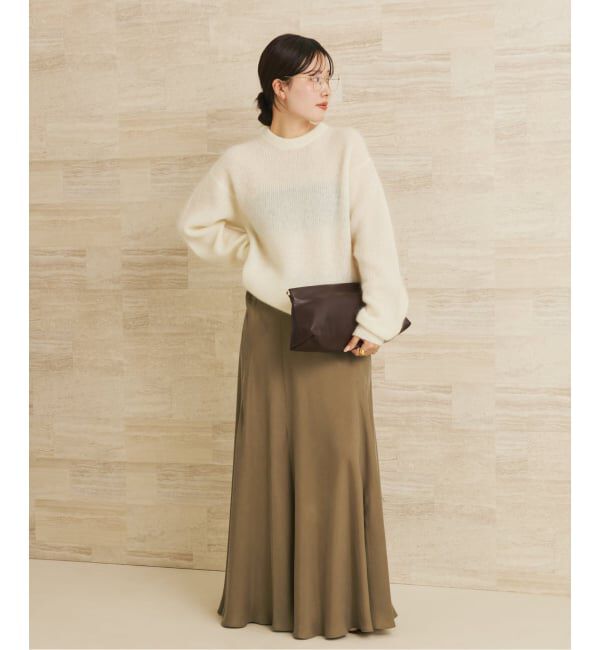 Plage「《追加》Washable Fibril ロングスカート 5」|スカート|