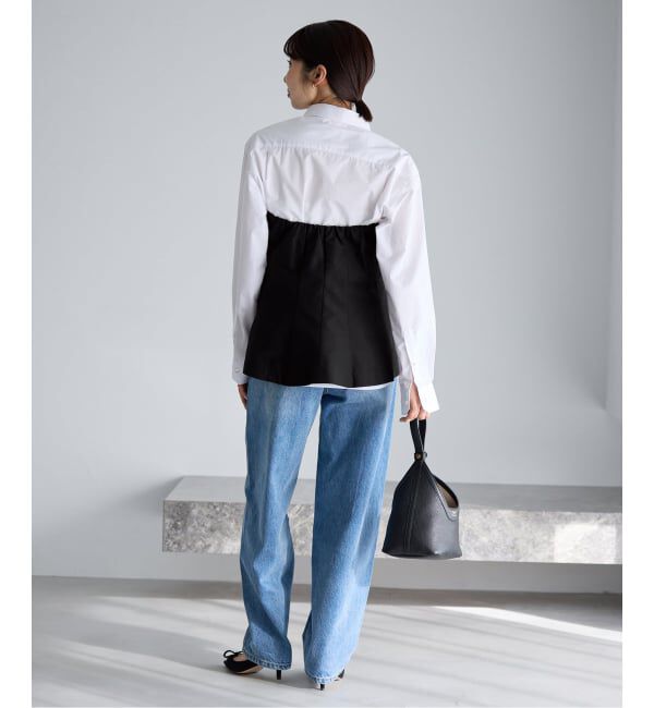 IENA「《予約》MA/RE/マレ ビスチェ STIFF SILK POLYFAILL」|シャツ・ブラウス|