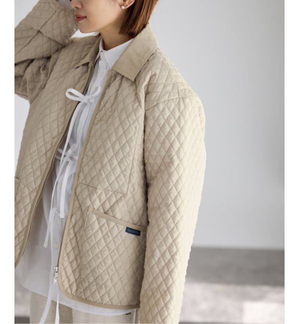 IENA「《予約》LAVENHAM/ラベンハム 別注 TEYNHAM MENS ブルゾン」|その他|ベージュ