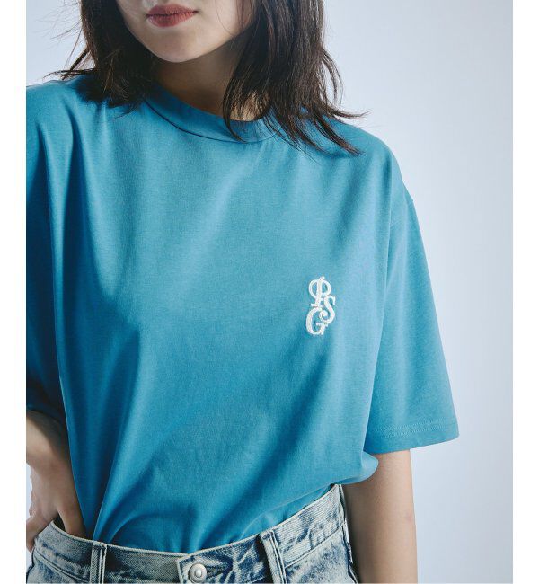 Paris Saint-Germain「【Paris Saint-Germain / パリ・サン＝ジェルマン】JP ITALIC LOGO TEE」|Tシャツ・カットソー|ブルー A